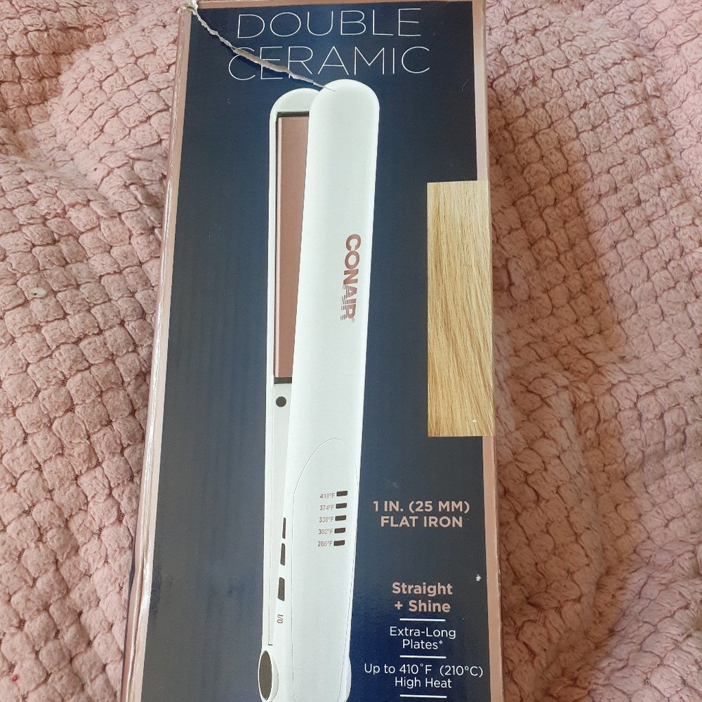 Brand New Double Ceramic Conair Flat Iron-1"